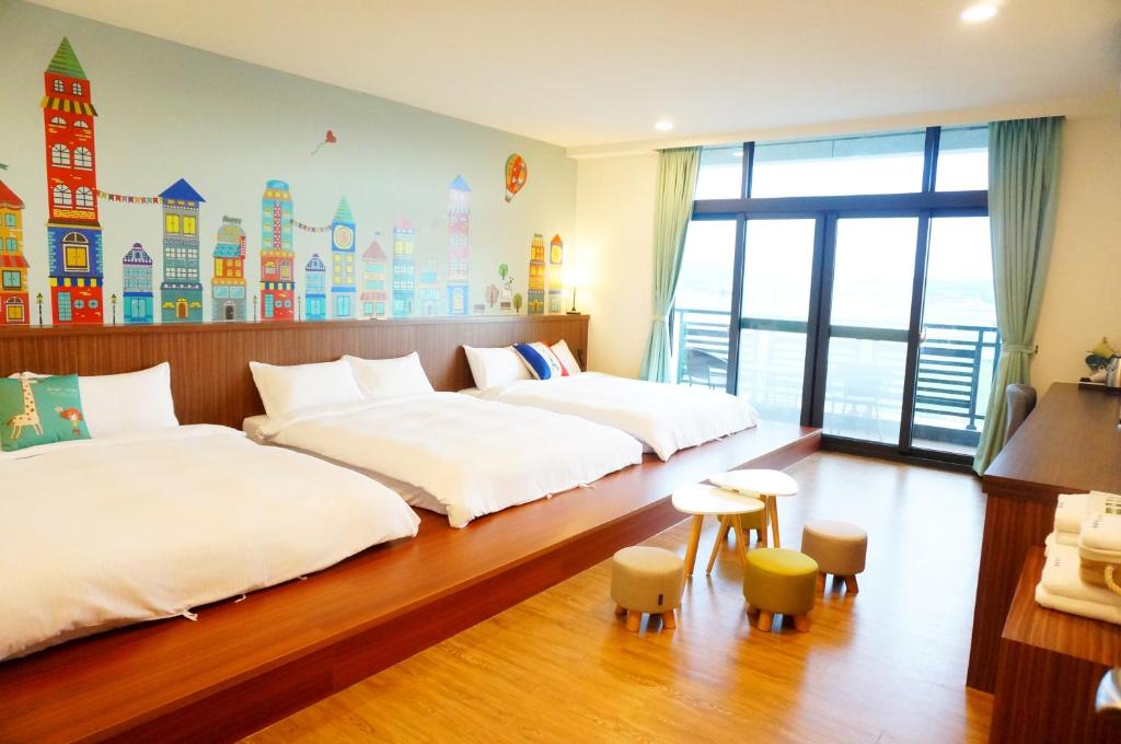 Postel nebo postele na pokoji v ubytování Mulin B&B