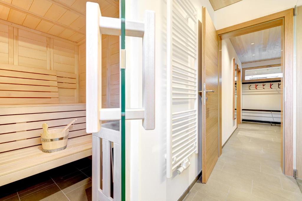 Postel nebo postele na pokoji v ubytování Hus 128