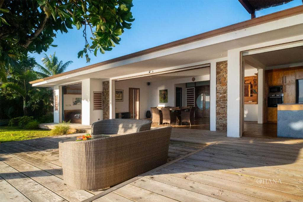 Villa Miti Vai - 3 CH 3 SDB Villa Bord de Mer - photo 3 - Moorea, Polynésie