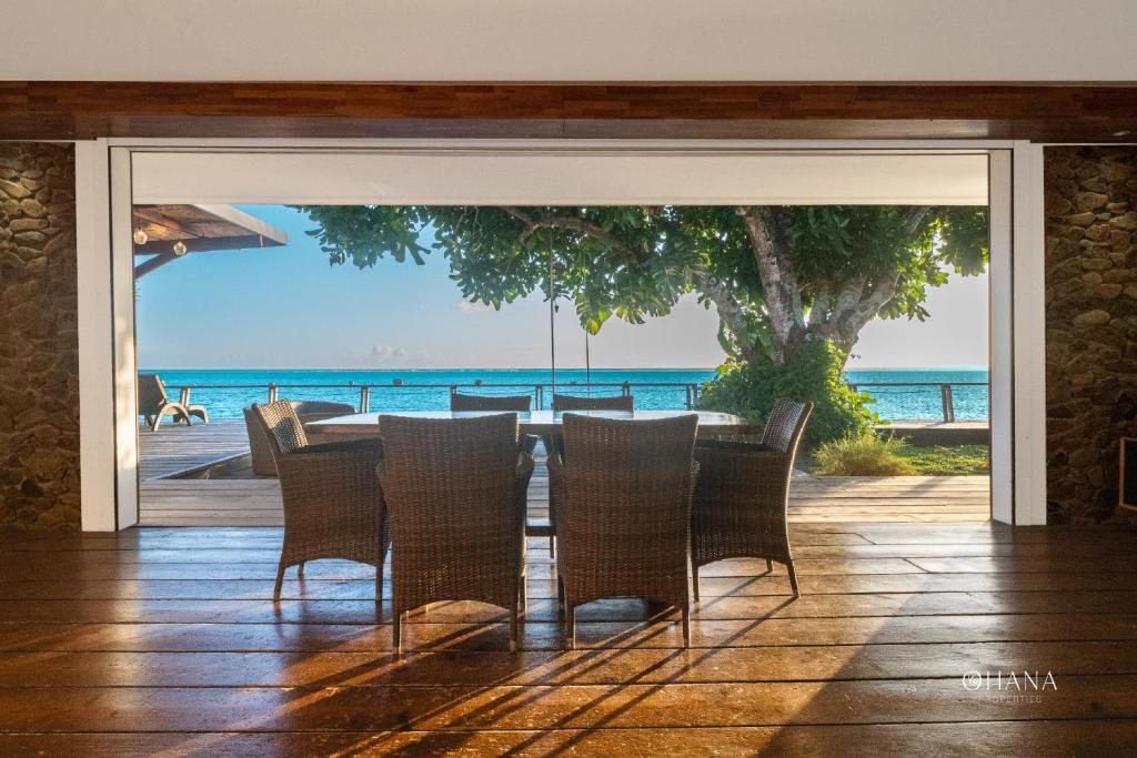 Villa Miti Vai - 3 CH 3 SDB Villa Bord de Mer - hébergement à Moorea