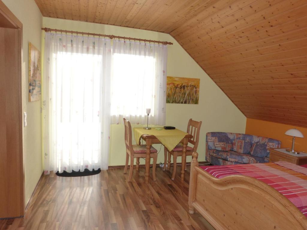Posezení v ubytování Gästehaus Moni Jäger