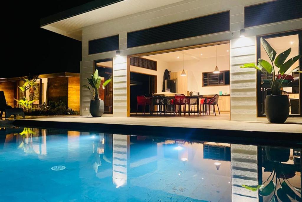 Villa Te Nunoa - Villa Polynésienne avec Piscine Eau Salée - photo 8 - Moorea, Polynésie