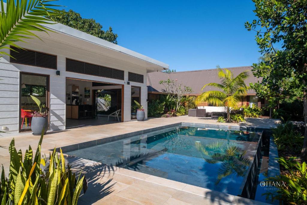 Villa Te Nunoa - Villa Polynésienne avec Piscine Eau Salée - hébergement à Moorea