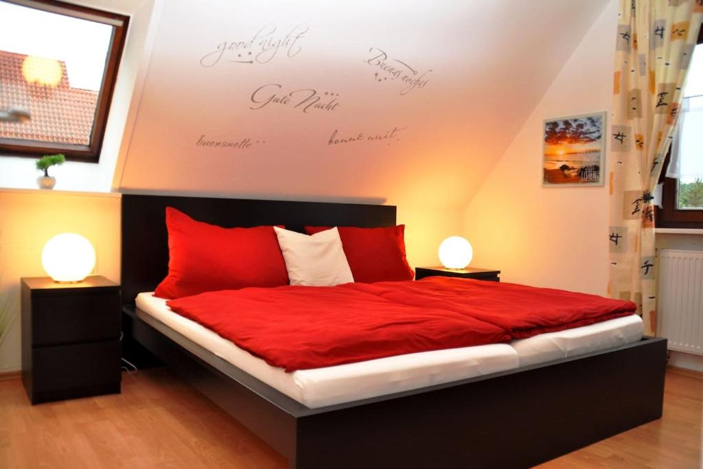Ein Bett oder Betten in einem Zimmer der Unterkunft Evensingsun