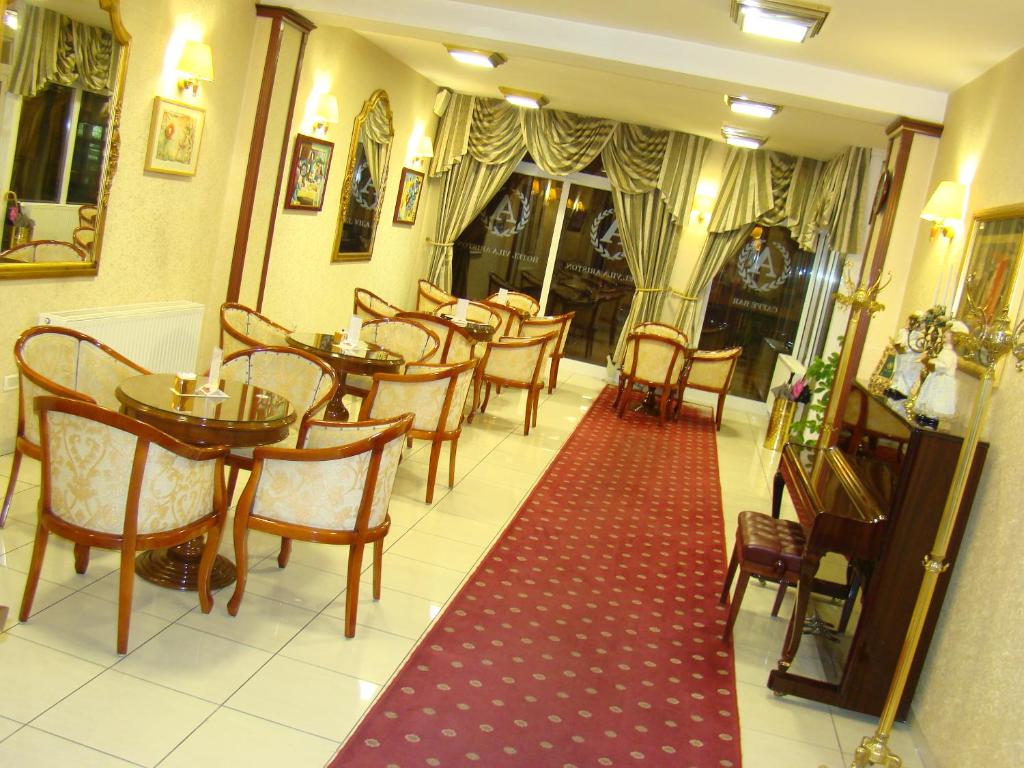 Posezení v ubytování Hotel Vila Ariston