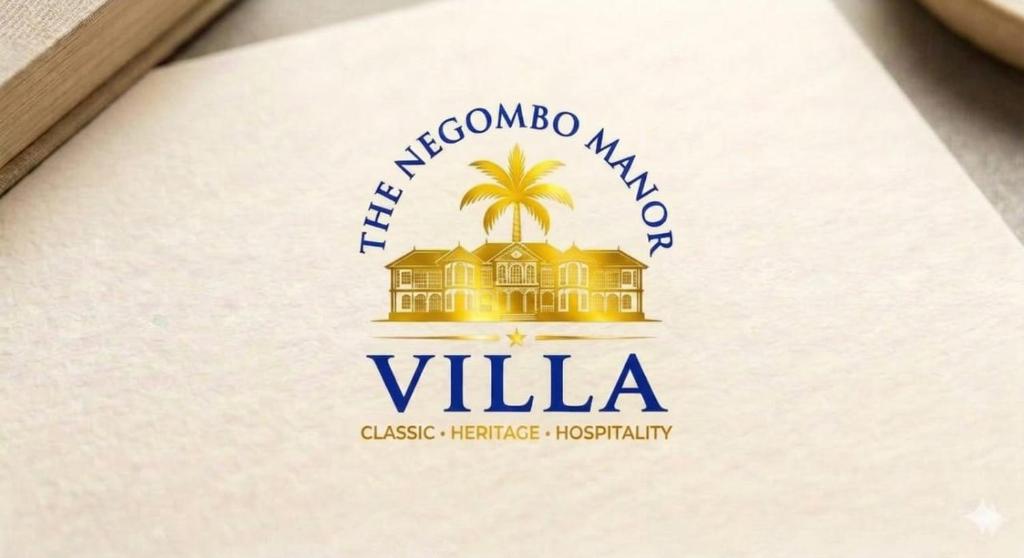 a logo for the new coronado villas villa at The Negombo Manor Villa in Negombo