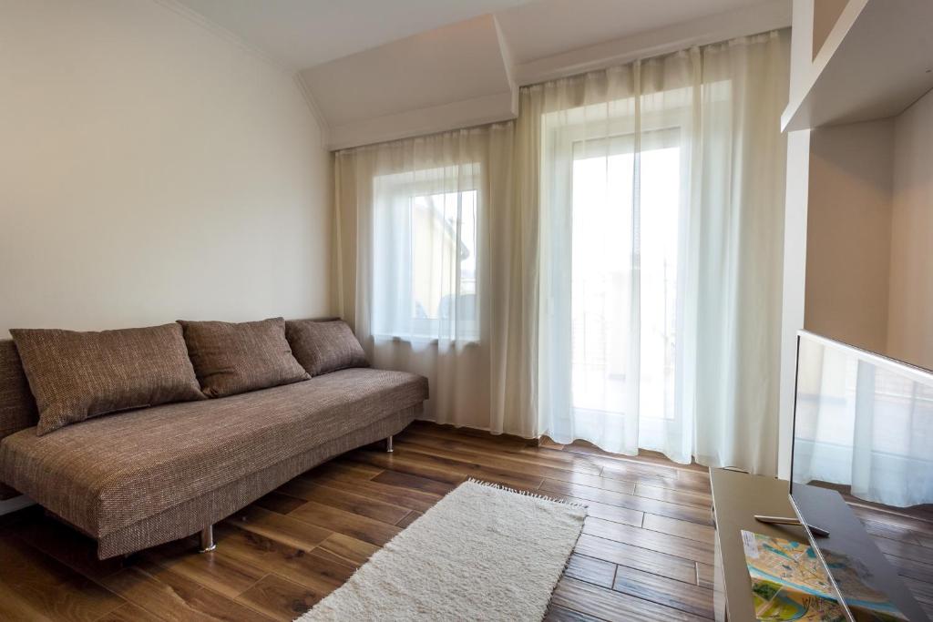 Posezení v ubytování Aqualiget-Apartmanház E-Car plug-in point Szeged