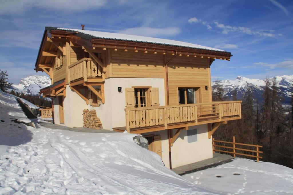 Chalet Grand Roi durante el invierno