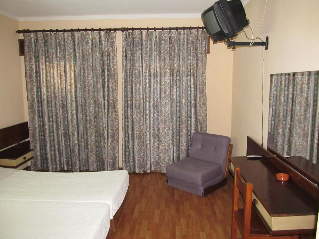 Postel nebo postele na pokoji v ubytování Residencial Sol