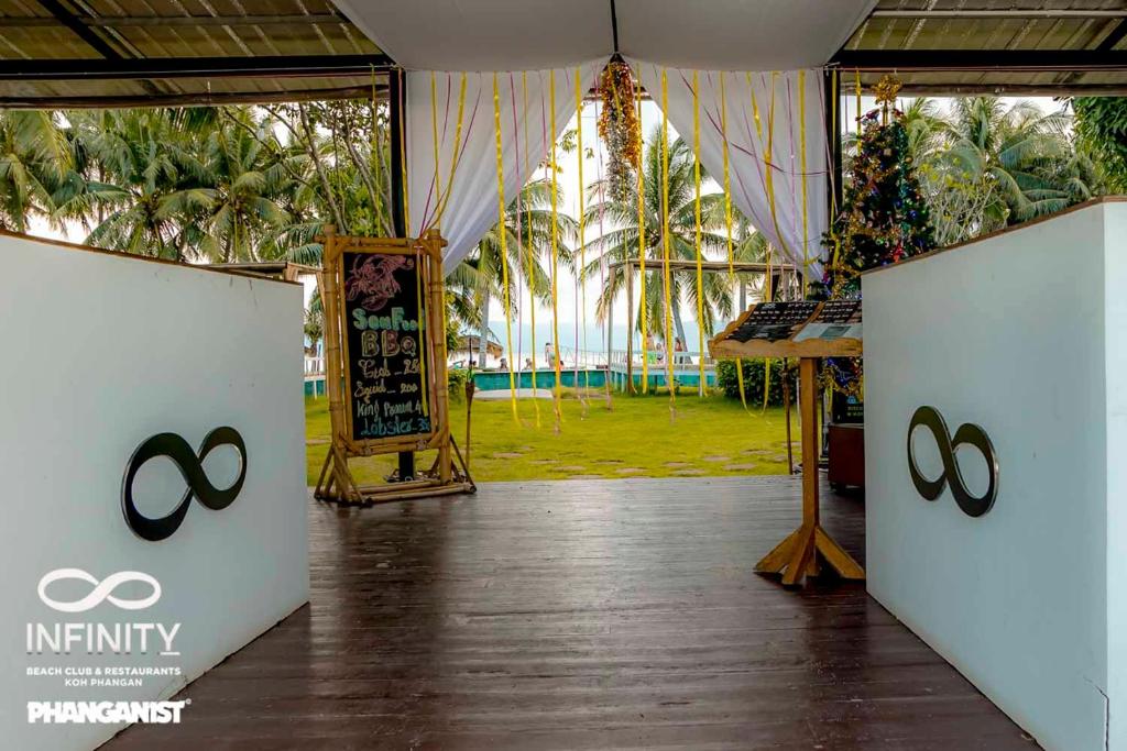 Zahrada ubytování Infinity Beach Club Resort & Hostel Koh Phangan