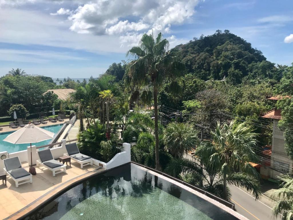 a view of the pool at the resort at Ao Nang Colors Hotel - Aonang Beach in Ao Nang Beach