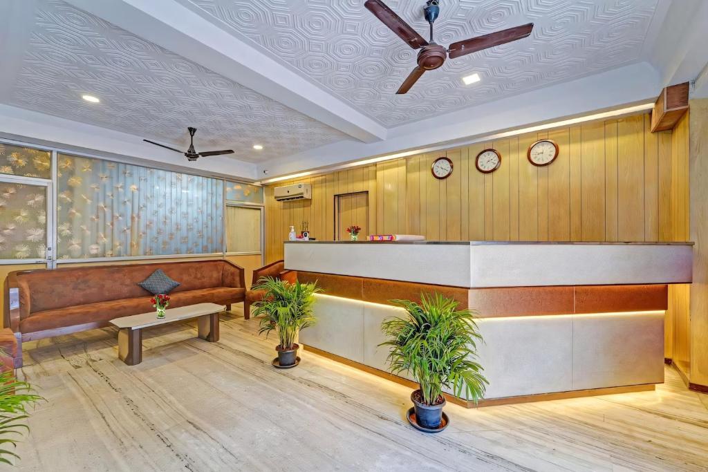 a waiting room at a dermatologists office at RG SUITES Mount Road in Chennai
