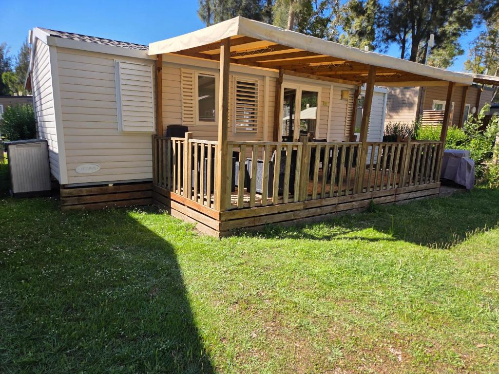 MOBIL HOME récent 35 m2, 3 chambres, climatisation
