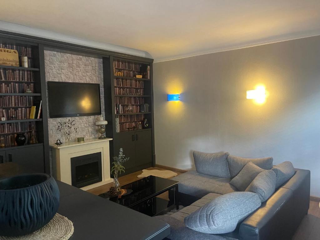 Et opholdsområde på Easy Stay Apartments