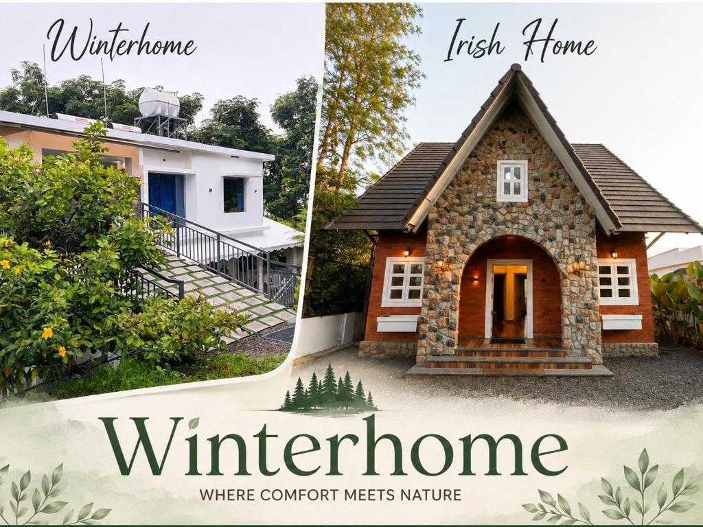 a magazine article about a house and a home at WinterHome homestay in Munnar