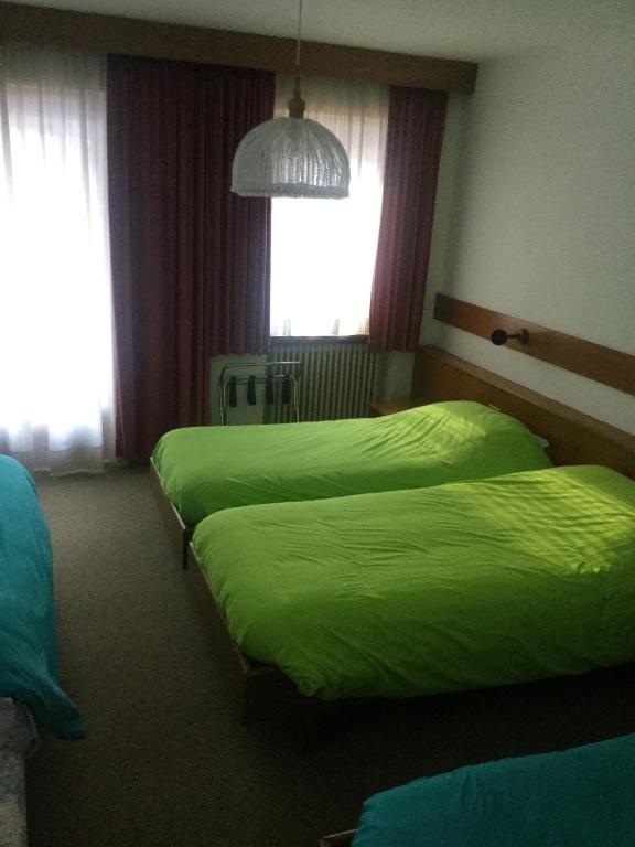 Postel nebo postele na pokoji v ubytování Hotel Alpenrose