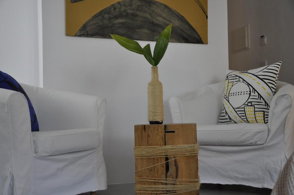 Posezení v ubytování Ecocirer Guest House