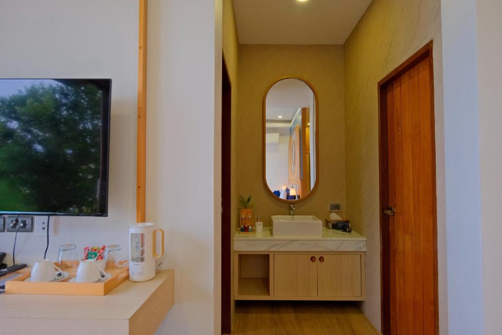 เดอะซีน คาบาน่า บีช รีสอร์ท ขนอม The Scene Cabana Beach Resort Khanom - Chambre Double De Luxe Avec Balcon Et Vue Sur Mer