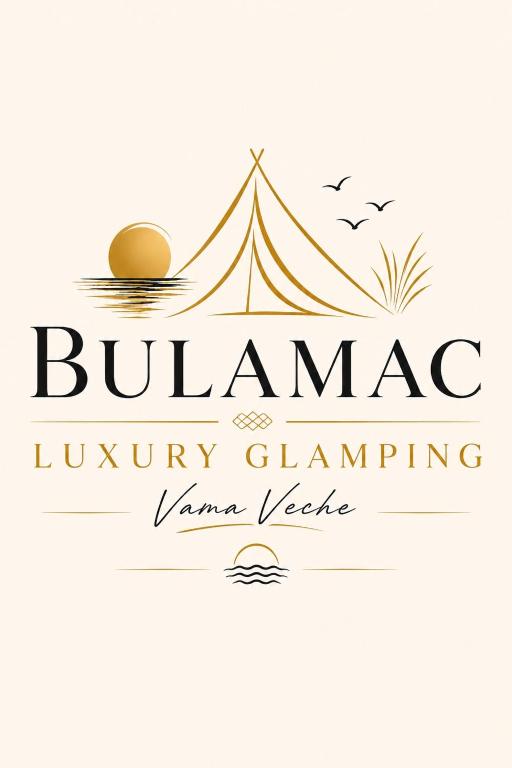 a logo for a tourism agency with a tent at Bulamac Luxury Glamping in Vama Veche
