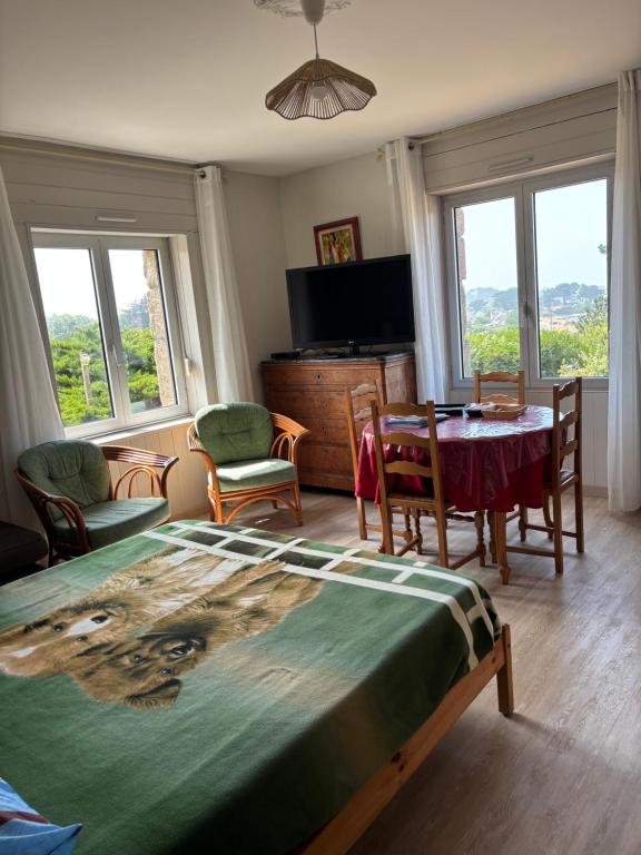 Chambres d hôtes vue mer au gré des marées Plouguerneau Bretagne - Habitación Doble Con Vistas Al Mar