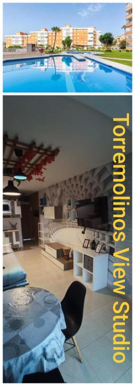 TORREMOLINOS VIEW STUDIO, VISTA MAR Y PISCINA