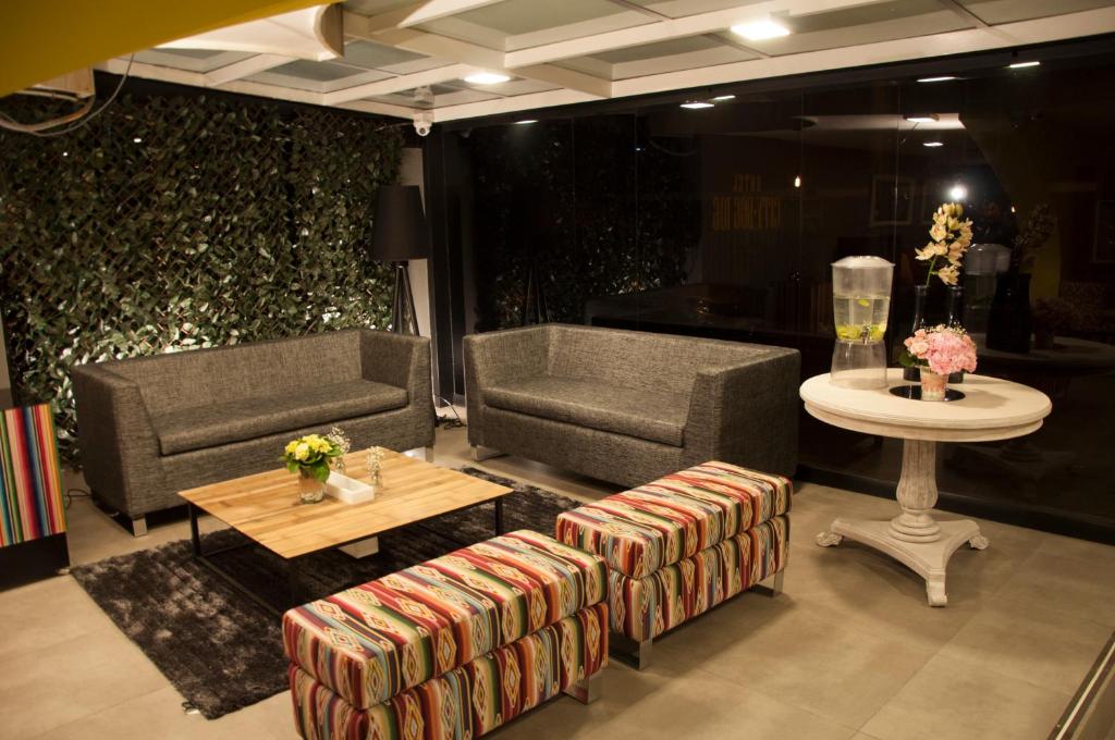 Posezení v ubytování Hotel City Bog Usaquén