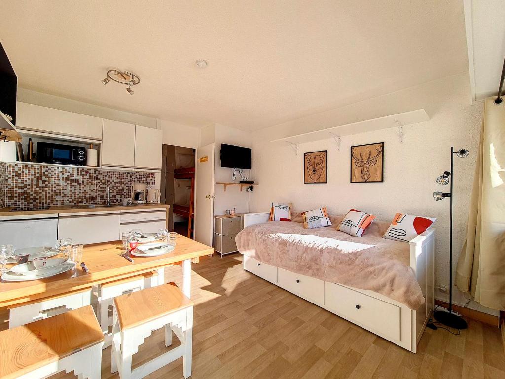 Studio lumineux, ski aux pieds - 4 pers.