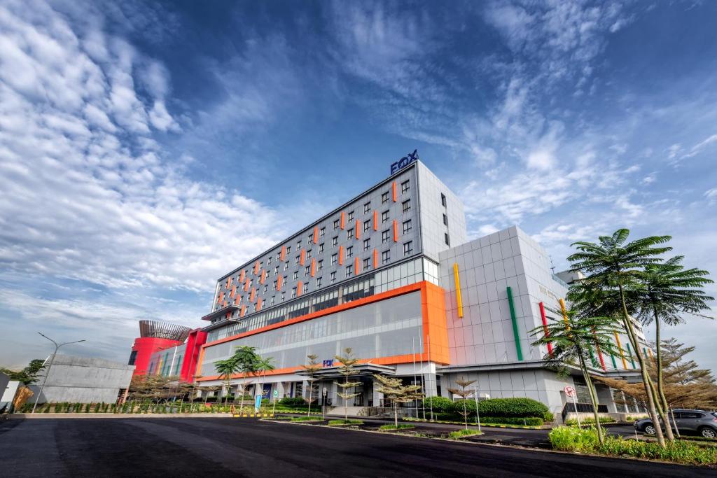 a rendering of a hotel with a building at FOX Lite Hotel Majalaya in Bojong