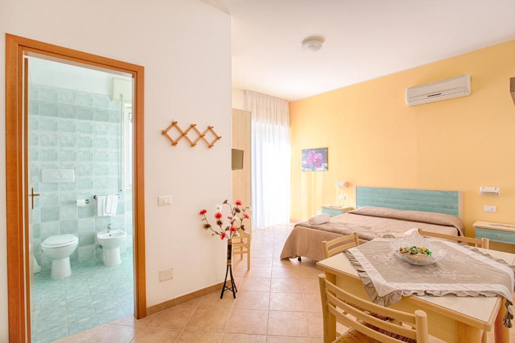 Posezení v ubytování Residence Fontana Vecchia