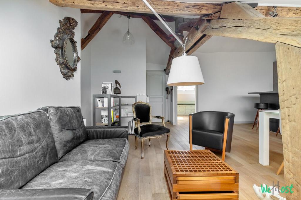 Duplex Marais - 2 Chambres, 5 Lignes Métro