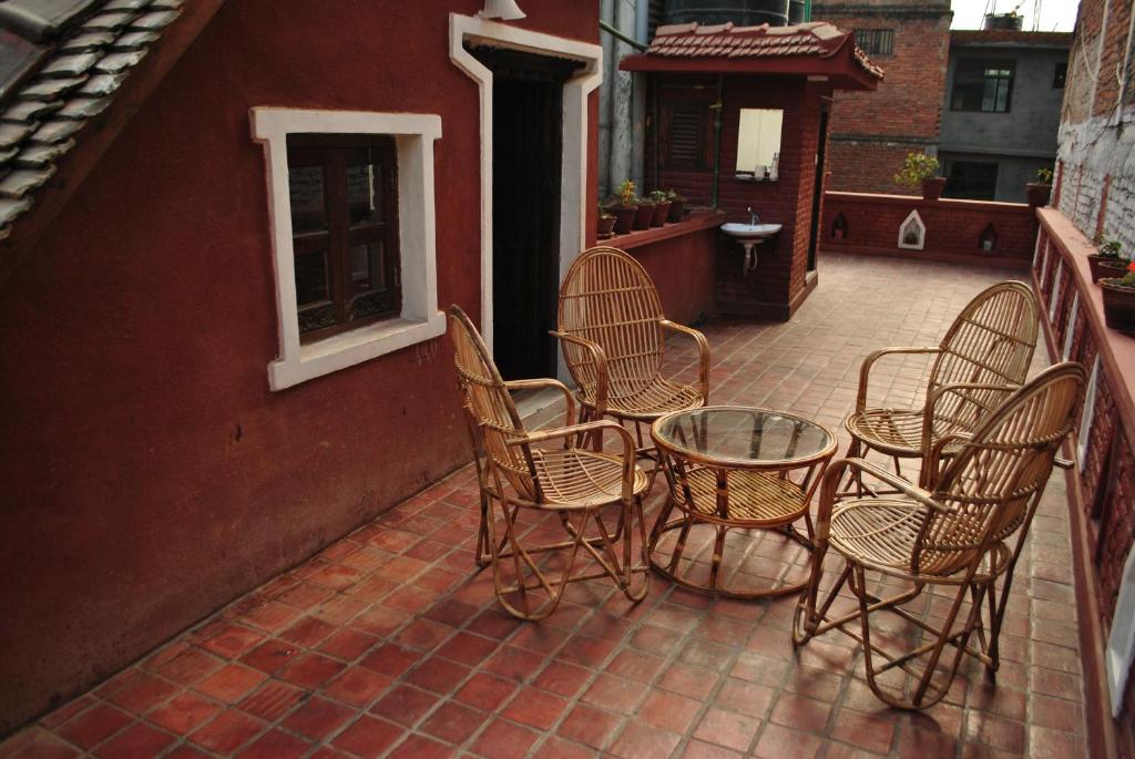 Balkón nebo terasa v ubytování Yamba Traditional Home