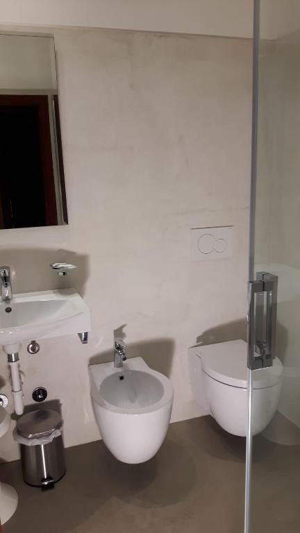 Koupelna v ubytování Hotel Grifone