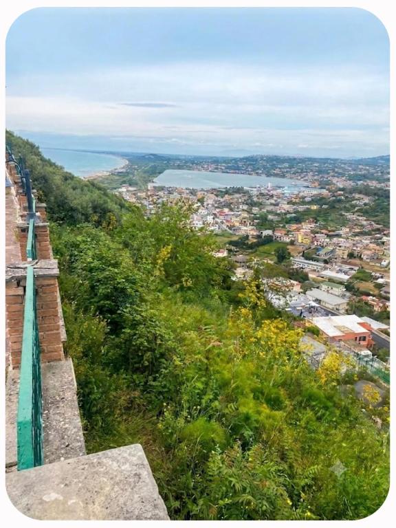 a view from the top of a hill with a city at Casa Panorama in Monte di Procida