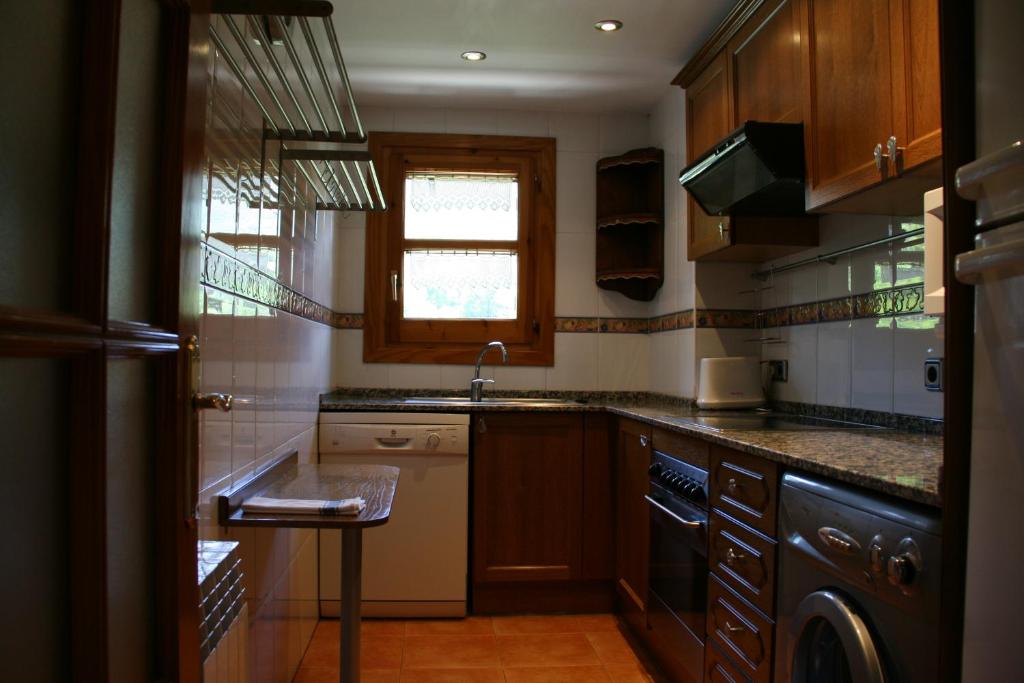 A kitchen or kitchenette at Apartamentos Cogulla