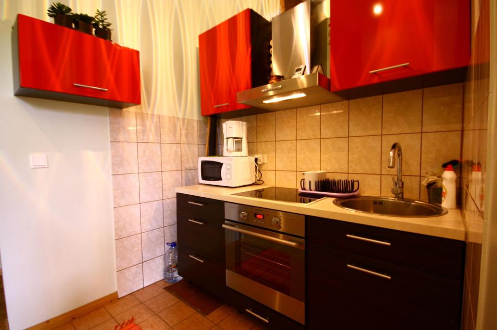Kuchyň nebo kuchyňský kout v ubytování Chelsea Roosi 11 Apartment