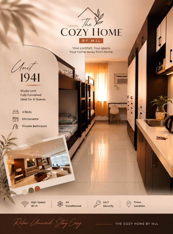 a display of a room with a bed in a room at Cozy STUDIO for 4 Guests in Dasmariñas