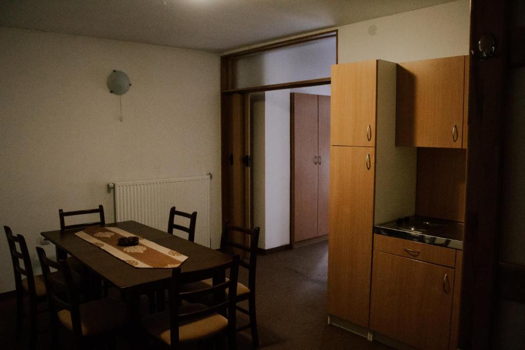 Kuchyň nebo kuchyňský kout v ubytování Apartments WinterSport
