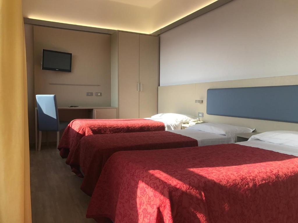 Postel nebo postele na pokoji v ubytování Hotel Elisabeth Due