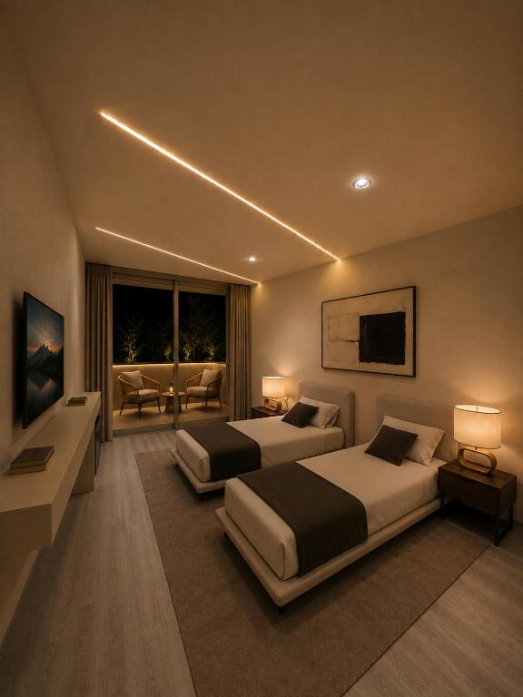 Rivora Residence - 豪华双床间
