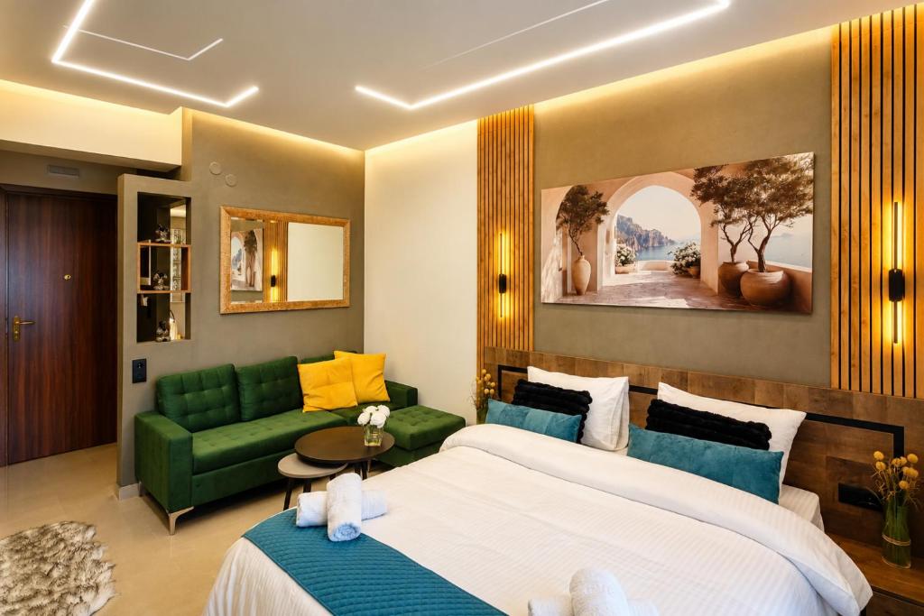 Green Orchid Modern Studio near Metro & Free Parking