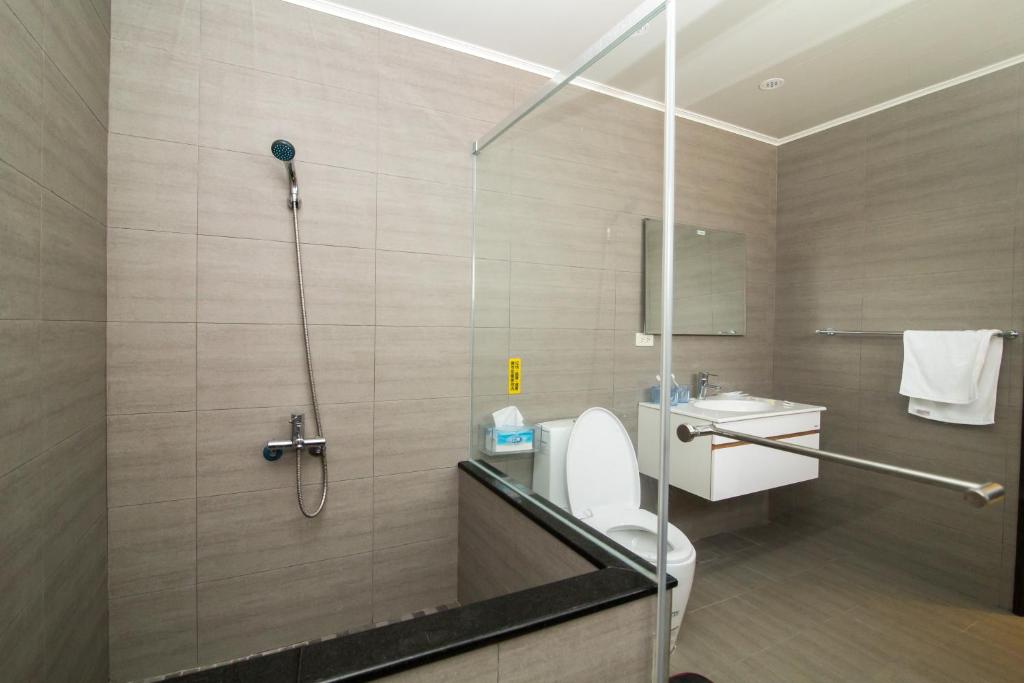 Koupelna v ubytování Ai Lian Shan Shui Homestay