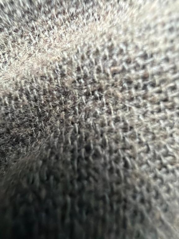 a close up of the end of a grey material at Eco Vila Barra in Barra Grande