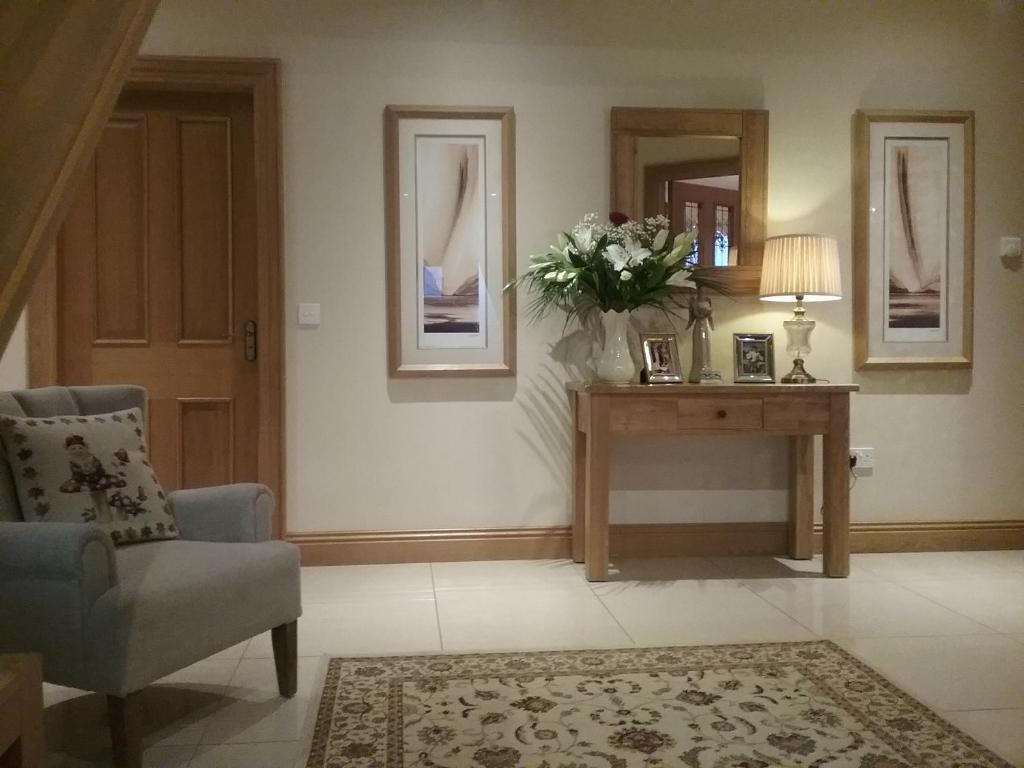 Posezení v ubytování Lissadell Lodge