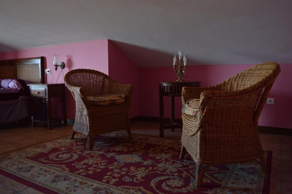 Posezení v ubytování La Casona de Quintes
