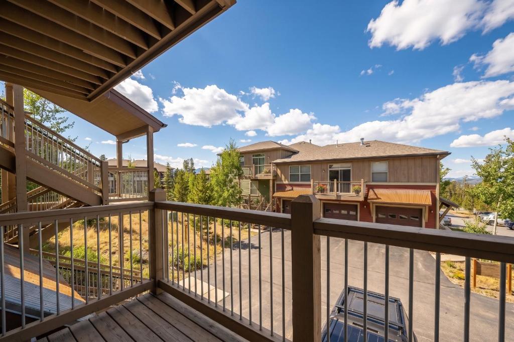 a balcony with a view of a house at 175 Spinner 5-2 in Fraser