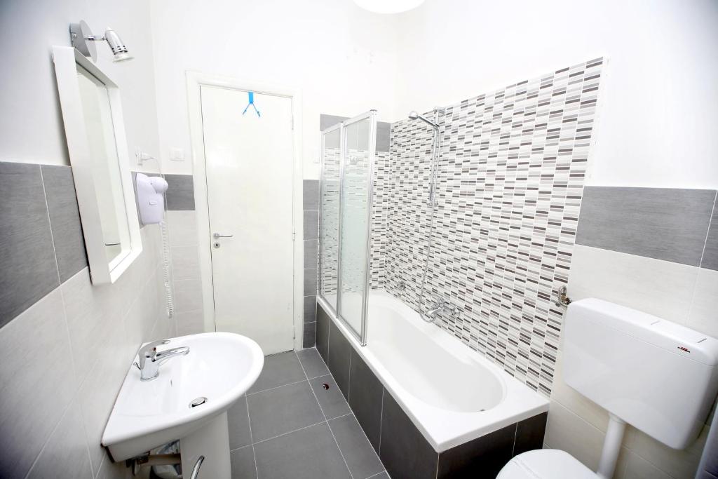 Kúpeľňa v ubytovaní B&B Salernoway