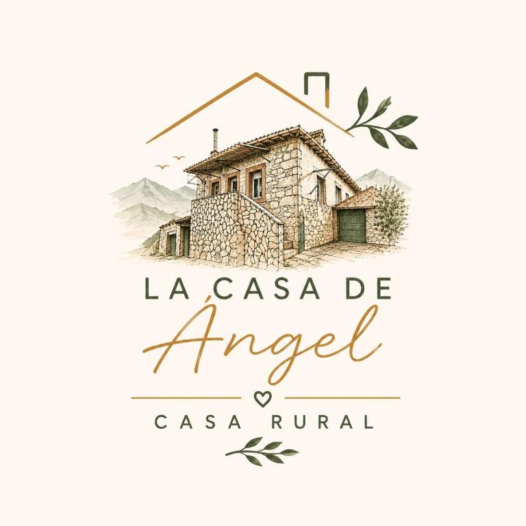 a logo for la casa be angelical at La casa de Ángel in Llombera