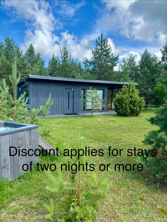 a modular house with two nights or more at Ronga saunamaja in Ilmasoo