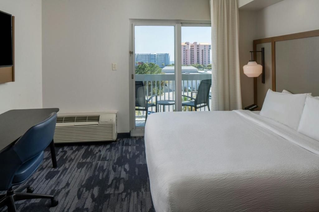 Fairfield Inn & Suites Orange Beach - Suite King Con Balcone E Divano Letto