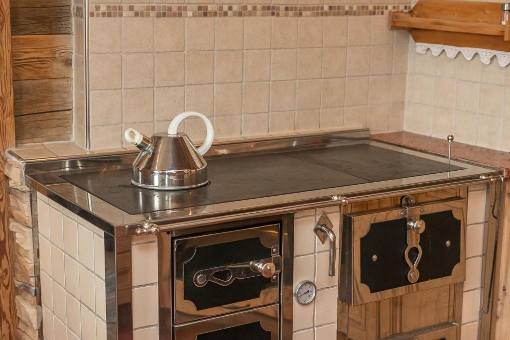 Kuchyň nebo kuchyňský kout v ubytování Müllerkaser